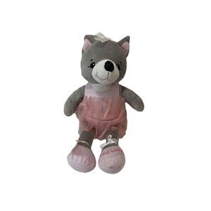 Great Wolf Lodge Violet the Wolf Gray Pink Tutu Ballerina Plush Stuffed Toy 13"